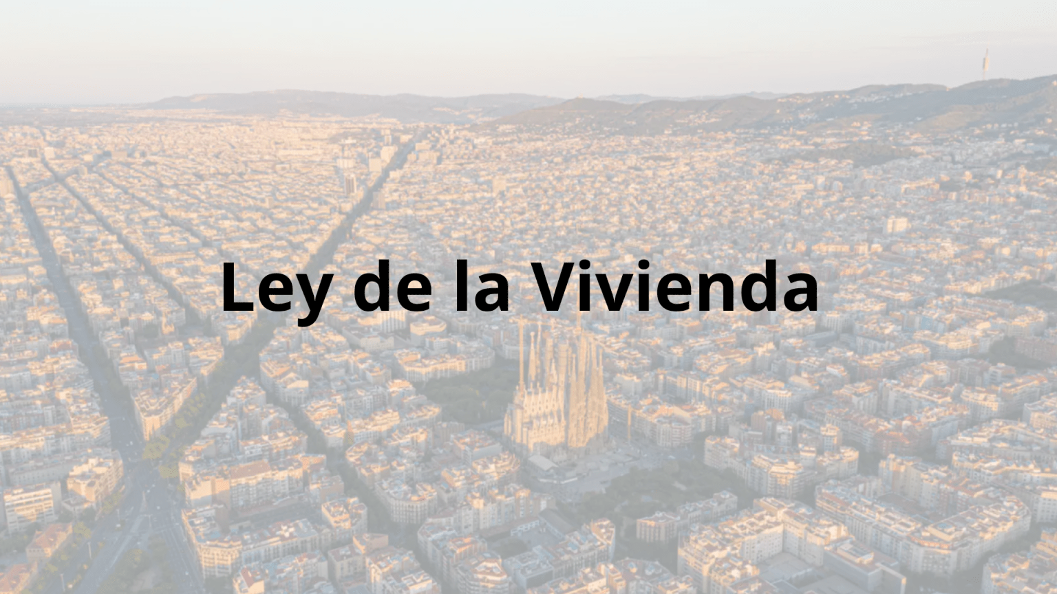 Ley de la Vivienda (Índice de alquileres y limitación de precios ...
